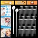 300 Pcs Disposable Dental Mirrors - Anti-Fog, Individually Packed, Plastic Handl