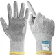Dowellife Level 5 Cut Resistant Gloves, Silicone Coated, Food Grade, Kitchen Saf
