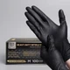 GP Craft 8 Mil Black Nitrile Gloves: Diamond Grip, 1000-Count Case