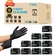 UYKKE Nitrile Gloves Disposable Rubber Latex Large Black Large, 