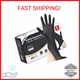 Schneider Nitrile Exam Gloves, Black, Medium, 100-ct Box, 4-mil, Latex-Free, Pow