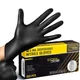 5 Mil Disposable Nitrile Gloves, Heavy Duty Gloves for Household Cleaning, Co...