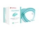 Cranberry CR3029 Aquaprene Chloroprene Powder Free Exam Gloves, 3.2 Mil, Aqua, X