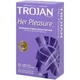 Trojan Her Pleasure Condoms 12 Hp-Tj97352 Latex Lubricated