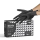 WeCare 8 mm Nitrile Heavy Duty Gloves Diamond Latex Powder Free XL Black 50 Ct