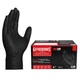 HD Black Nitrile Industrial Disposable Gloves, 6 Mil, Latex-Free, Raised Diam...