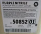 CASE of 500 Medium Halyard Purple Nitrile Exam Gloves 50852 Individually Wrapped