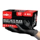 Heavy Duty 6 Mil Black Nitrile Gloves - Disposable, Latex & Powder Free | Mechan