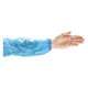 Pip 2418Peb Protective Sleeves, 18 In Length, 1 Mil Thick, Serged Seam, Blue,