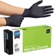 Black Nitrile Disposable Gloves | 4.5 Nitrile Disposable Safety Medical Cooki...