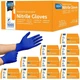 Inspire Nitrile Gloves Medical Examination | The Original Quality Large, Blue 