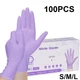 100 Disposable Nitrile Gloves Powder Free Latex Free Medical Use & Food Grade