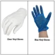Disposable Vinyl Industrial Gloves Powder Free 5 Mil Select Color Size Pieces