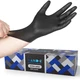 HandE Touch Black Nitrile Gloves Disposable X Large 100 Count Surgical Glo