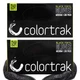 Colortrak Black Vinyl Gloves, LatexFree, PowderFree, 200 Count, Medium