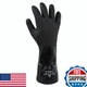 Showa 7714 Pvc Chemical Resistant Safety Glove Cotton Jersey Liner And Rough