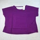 Lulucheri Cutout Back Crewneck T-Shirt Dramatic Magenta XXL LW3002R-508-XXL