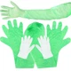 100 Pcs Field Dressing Gloves Deer Hunting Extra Long Disposable Glov...