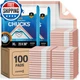 Curera Chucks Premium Disposable Underpads 23X36 100-Count Ultra Absorbent Chux