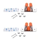 Mop Broom Holder 2pcs Stainless Wall Mounted Organizer Storage Rack Hanger