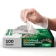 Vinyl Disposable Gloves Clear Plastic Food Safe Gloves For Cooking Cleaning Powd