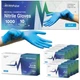 Nitrile Exam Gloves Large 1000 Count Medical Grade Blue FifthPulse Food Safe