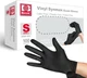 Basic Vinyl Synmax Exam Gloves Powder-Free Size:S ,Color:Black,100pcs