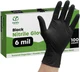 Comfy Package Black Nitrile HEAVY DUTY 6 Mil. Chemical Resistance, Latex & Powde