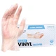 Forpro Disposable Vinyl Gloves, Clear, Industrial Grade, Powder-Free, Latex-Free