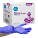 MedPride Powder-Free Nitrile Exam Gloves, Medium (Pack of 1000), Iris Blue