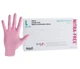 Ansell Micro-Touch Nitra-Free Pink Nitrile Gloves, Size Large - Case of 1,000