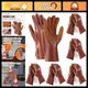 6 Pairs Waterproof Sewer Snake Gloves - Non-Slip, Reusable, Abrasion Resistant f