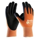 Pip 34-8014/M Hi-Vis Coated Gloves, Foam Nitrile, Micro-Foam, Palm, 3 Abrasion