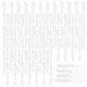 300 Pcs Disposable Combs in Bulk - Individually Wrapped Plastic Unbreakable L...