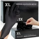 FINITEX - Black Nitrile Disposable Gloves 5mil Powder/Latex-Free Medical Exam