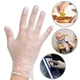 WALLY PLASTIC PREMIUS DISPOSABLE VINYL GLOVES, 100 COUNT, XL - CLEAR