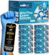 Heavy Duty 6 Mil Blue Nitrile Gloves Disposable Latex & Powder Free -Extra