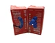Medicom Vulcan Indigo Nitrile Exam Gloves Medium 2-Pack 150ct Each 300 Total