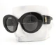 Burberry Sunglasses B 4370U 3001/87 Polished Black Gray Tint Gold Logo with Case