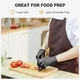 Black Vinyl Gloves, Food Grade Gloves Disposable Latex Free & Powder Free, Gu...