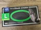 New! 100 Pcs Medline VersaShield Storm Nitrile Exam Gloves Black Size Large