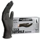 100 Pack Small Black Nitrile Gloves Disposable Puncture Resistant Food Safe