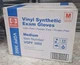 Case of (1000) VGPF 3002 Basic Size M Vinyl Synthetic Exam Gloves - 4 Cases Ava!