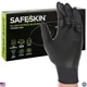 SAFESKIN Black Nitrile Disposable Gloves - Powder-Free, Latex-Free, 3.5 Mil