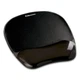 Fellowes Crystals Gel Mousepad Wrist Support Black 9112101