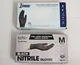 Set of 1st Choice Black Nitrile Disposable 3 Mil / Forpro Black M Nitrile 4 Mil