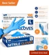 Kingfa Blue Nitrile Medical Gloves  Powder & Latex Free Disposable 3 mil