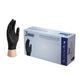1st Choice Black Nitrile Gloves Box of 100 Large (Pack 100), 