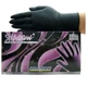 Adenna Shadow Nitrile Exam Gloves: SMALL, Black, Powder-free, Fully