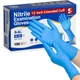 Schneider Nitrile Exam Gloves, Extended 12 Inches Cuff, Medium, Blue 